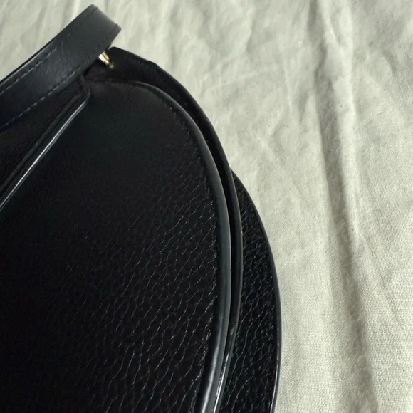 CHRISTIAN LOUBOUTIN By My Side Black Leather Shouder Bag - Picture 9 of 16